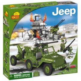 Kit COBI Willys-Jeep Willys mit Brawlingem und Minometem, 300 Würfel, 3 Stück