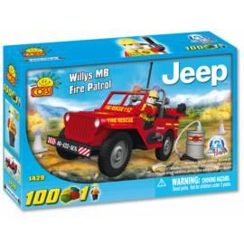 Kits-Jeep Jeep COBI Feuerwehr Feuerwehr, 100 Würfel, 1 Stück