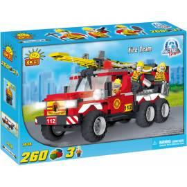 COBI Backstein Feuer/Feuerwehr-Feuer-LKW, 260 Würfel 3 Stück