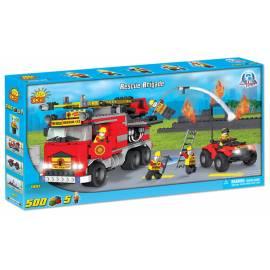 COBI Backstein Feuer/Fire Department-Fire Ausfahrt, 500 Würfel, 5 Stück