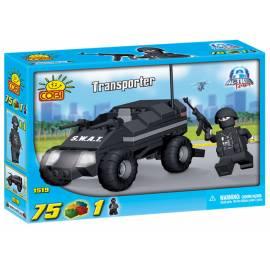 COBI Backstein Shelf/Police-S.W.A.T. LKW, 75 Würfel, 1 Stück