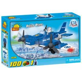 COBI Backstein Regal/Polizei-die Polizei Flugzeug, 100 Würfel, 1 Stück