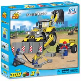 COBI-Konstruktion/Construction Kit-Bulldozer-Bagger mit einem Presslufthammer und Get 1000 Würfel, 3 Stück