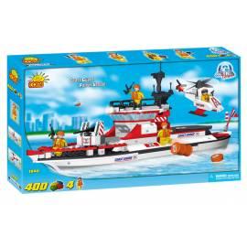 COBI Bau Kosten Guard/Coast Guard-Boot Küstenwache Hubschrauber 400 Würfel, 4 Stück