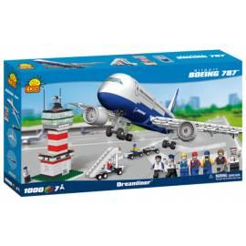 Kit COBI Boeing-Boeing 787 Dreamliner mit Flughafen, 1000 Würfel, 7-teilig