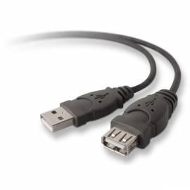 PC-Kabel BELKIN USB A-A, 1,8 m (F3U153cp 1.8 MWHT) weiß