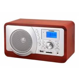 Radio Hyundai PR809 aus Holz, digital-Tuner, SD/USB-Eingang Bedienungsanleitung