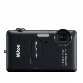 Digitalkamera NIKON Coolpix S1200pj schwarz