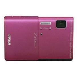 Bedienungsanleitung für Digitalkamera NIKON Coolpix S100-Rosa