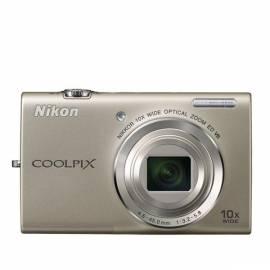 Digitalkamera NIKON Coolpix Silber S6200 Bedienungsanleitung