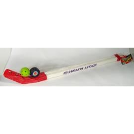 Legen Sie die Mac-Spielzeug-Hockey-Stick mit den Puck oder ball