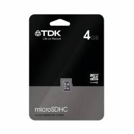 Handbuch für TDK 4 GB Speicherkarte MicroSDHC Class 6 (t78355)