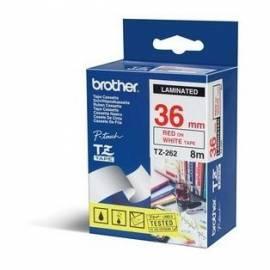 Zubehör für BROTHER-Drucker 32 mm rot auf weiß (TZE262)