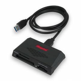 -Kartenlesegerät, KINGSTON USB 3.0 Hi-Speed (FCR-HS3)