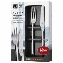 Bedienungshandbuch AUSTIN set Edelstahl Besteck Steak 12 Werkzeuge zur GE3911