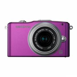 Digitalkamera OLYMPUS E-PM1 Kit 14-42 lila/slv