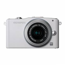 Digitalkamera OLYMPUS E-PM1 Kit 14-42 weiss/slv