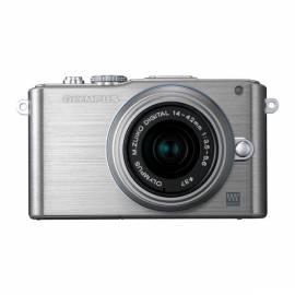 Digitalkamera OLYMPUS E-PL3 Kit Silber/Silber Silber