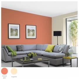 Die Farbe der inneren DULUX Carribean red Dawn/grep