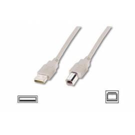 Bedienungshandbuch Kabel DIGITUS und / Stecker auf B-Stecker, 2 X, 5 m (AK-300104-050-E)