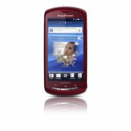 Benutzerhandbuch für Handy SONY ERICSSON Xperia Pro rot