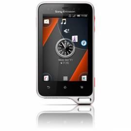 Handy SONY ERICSSON Xperia schwarz/orange