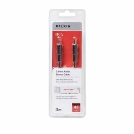 Bedienungsanleitung für Patch-Kabel BELKIN von 3,5 mm 3,5 mm Stereo-Buchse, 3 m (F8V3319cp3M)