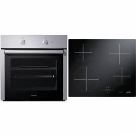 Gorenje Backofen BO 5101 AX + Kochfeld Glas gesetzt. ECT 610 ASC-1