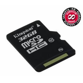 Benutzerhandbuch für Speicher Karte KINGSTON 32GB Micro SDHC (Bez Adaptoru) (SDC10/32GBSP)