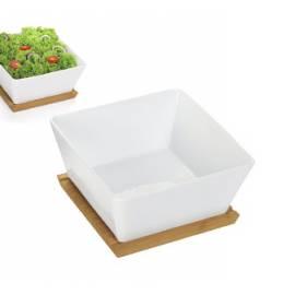 Salat-Schale mit Tablett, 22 x 22 cm FIESTA Tescoma