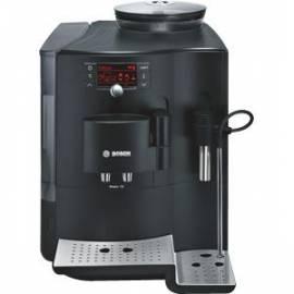 Benutzerhandbuch für Espresso-Maschine, BOSCH TES70129RW schwarz