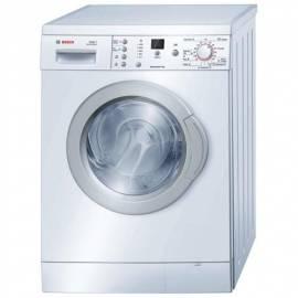 Waschmaschine Bosch WAE 24365 wäre führt die Umsetzung der Gebrauchsanweisung