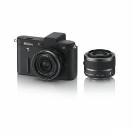 Digitalkamera NIKON 1 V1 + 10-30 VR + 10 mm/1.7 schwarz