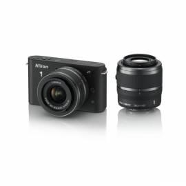 Digitalkamera NIKON 1 J1 + 10-30 VR 30-110 VR schwarz