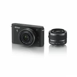Digitalkamera NIKON 1 J1 + 10-30 VR + 10 mm/1.7 schwarz