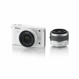 Digitalkamera NIKON 1 J1 + 10-30 VR + 10 mm/1.7 weiss