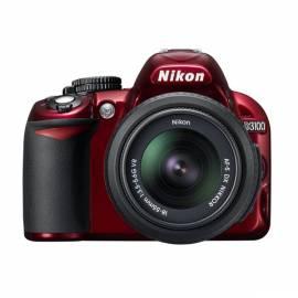 Bedienungsanleitung für Digitalkamera NIKON D3100 + 18-55 AF-S DX VR rot