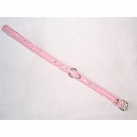 Halsband Wildleder Beatin 12mmx25cm mit Steinen, Rosa