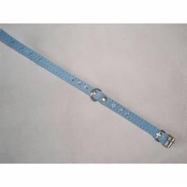 Halsband Wildleder Beatin 12mmx25cm mit Steinen, blau