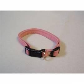 Service Manual Halsband Wildleder 10mmx25cm Beatin mit einer Kunststoff-Schnalle, Rosa