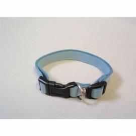 Halsband Wildleder 10mmx25cm Beatin mit einer Kunststoff-Schnalle, blau