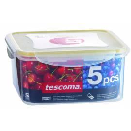 JAR Tescoma FRESHBOX 5ks Quadrat