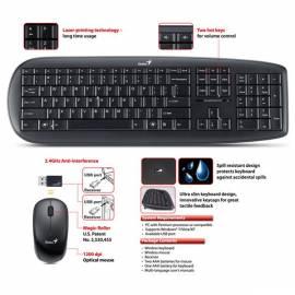 Benutzerhandbuch für GENIUS Slimstar-Tastatur-Maus 8000 X (31340039106)