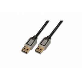 DIGITUS USB Kabel A/männlich, männlich A-m (DK-300118-010-D)