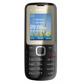 Handy NOKIA C2-00 Jet (002Z224) schwarz