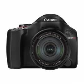 Handbuch für Digitalkamera CANON Power Shot SX40 HS (5251B016) schwarz
