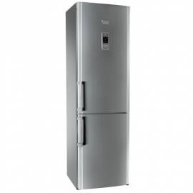 Kombination Kühlschrank / Gefrierschrank HOTPOINT-ARISTON EBQH 20223 F Edelstahl Bedienungsanleitung