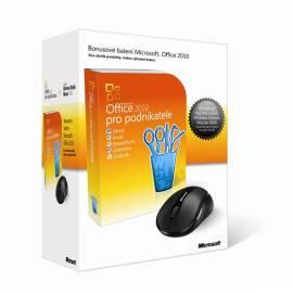 Software MICROSOFT Office Home und Business 2010 + Microsoft Wireless Mobile Mouse 4000 (T5D-01221)