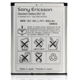 Akku SONY ERICSSON BST-37 900mAh Li-Pol (BULK) (166204)