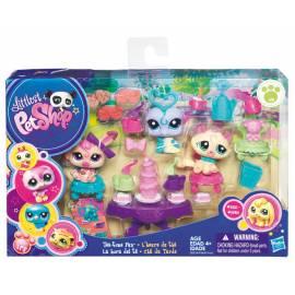 Tierchen Hasbro Littlest Pet Shop Spiel Set-3 Tiere und viel Zubehör